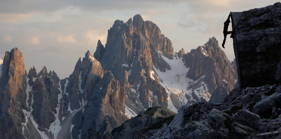 Bouldering Near Tre Cime